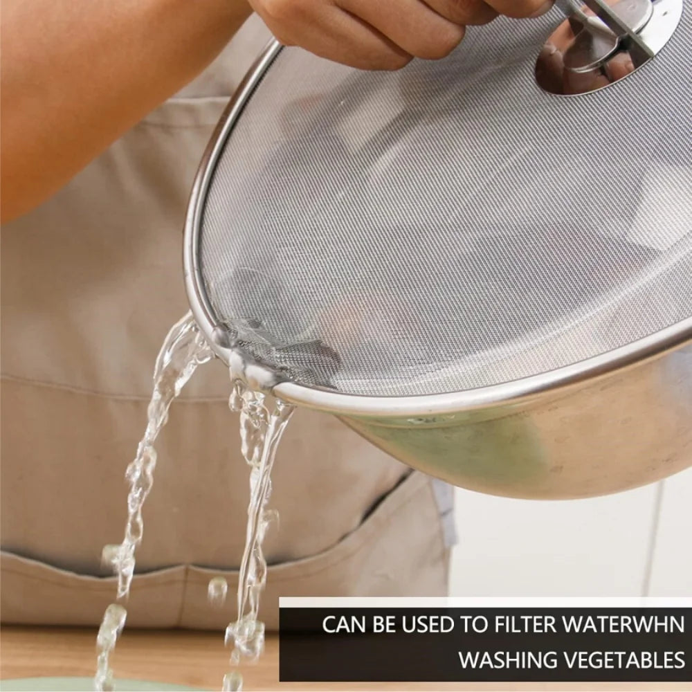 1/3pcs Splatter Screen Frying Pan Cooking Stainless Steels
