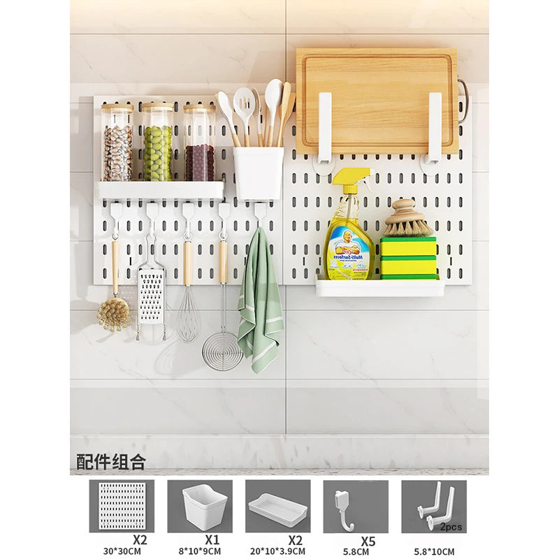 Wall Storage Decorative Boards Pegboard Wall Organizer Game