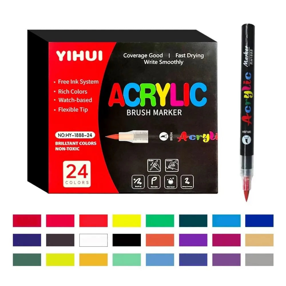 12-418 Colors Brand Upgrade Soft Brush Tip Acrylic