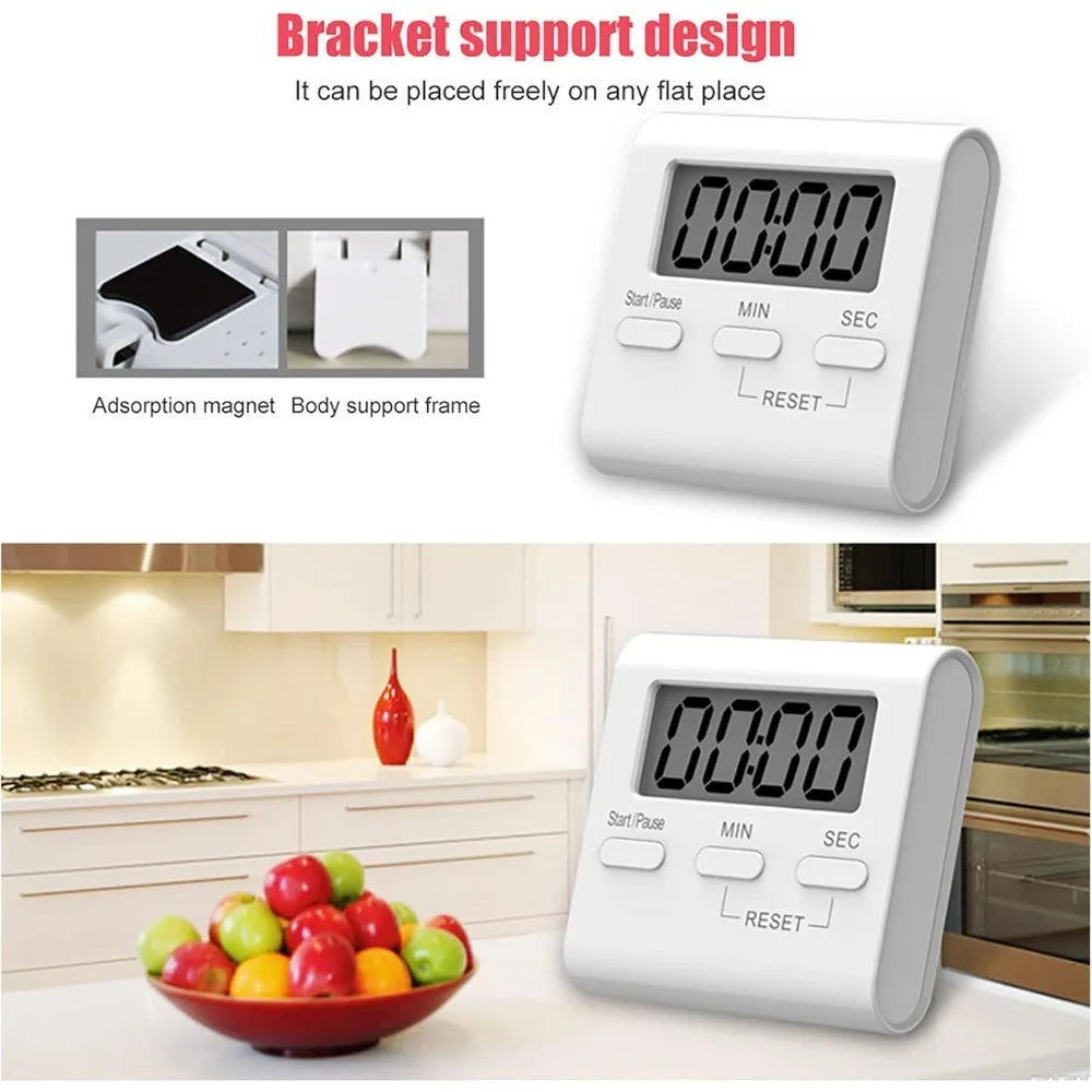 Reminder Magnetic Digital Timer Cooking Timer Back Stand