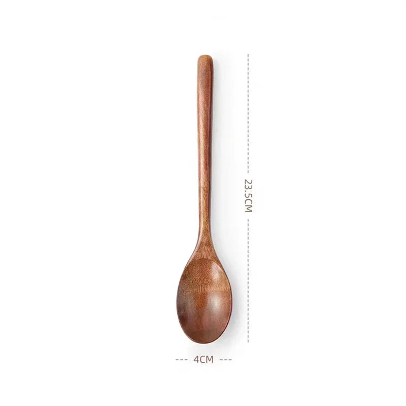 Wooden Spoon Catering Cooking Soup Tea Spoon Cooking