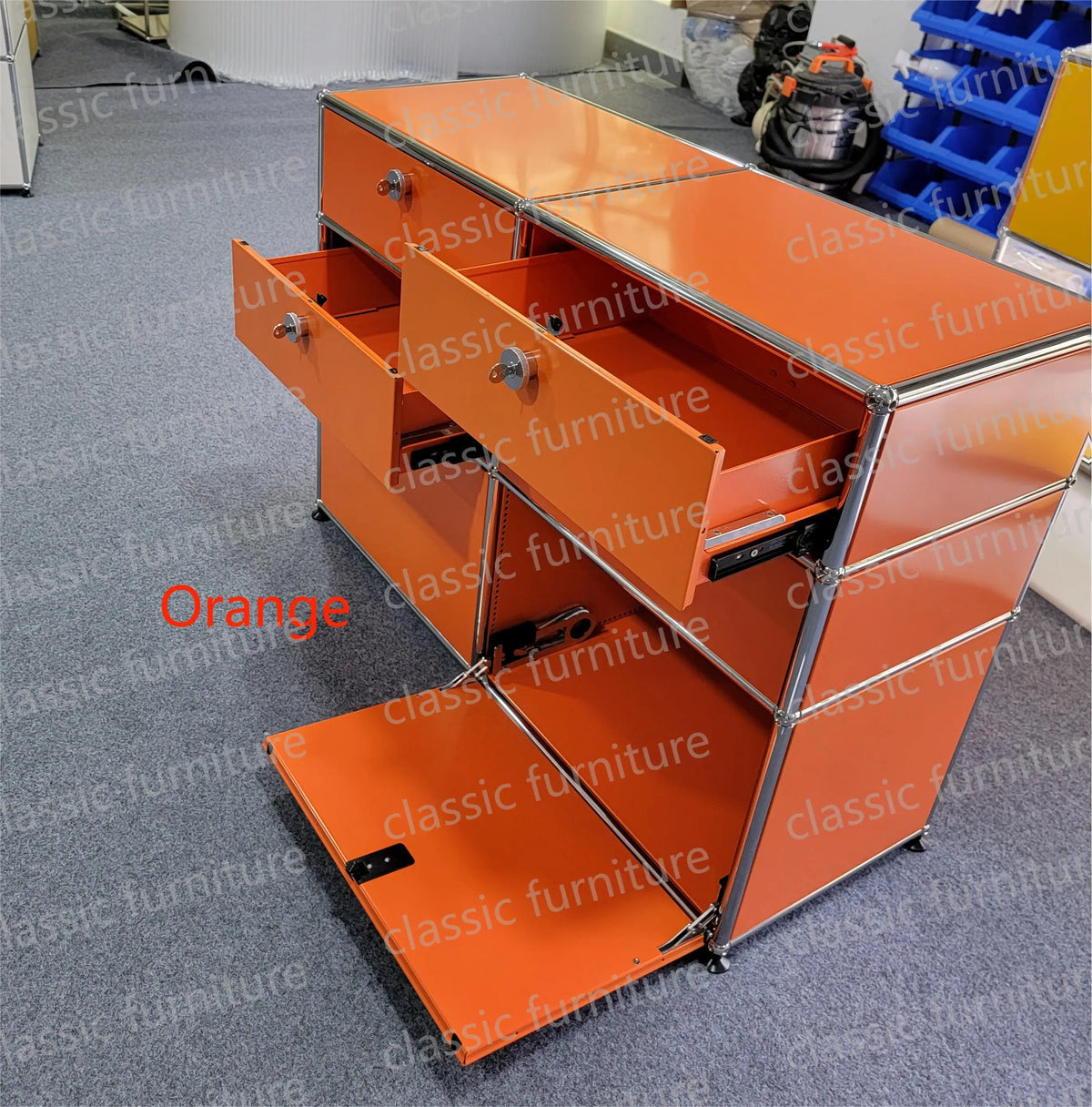 Modular Module Furniture Customized Metal Stainless Steel Cabinet