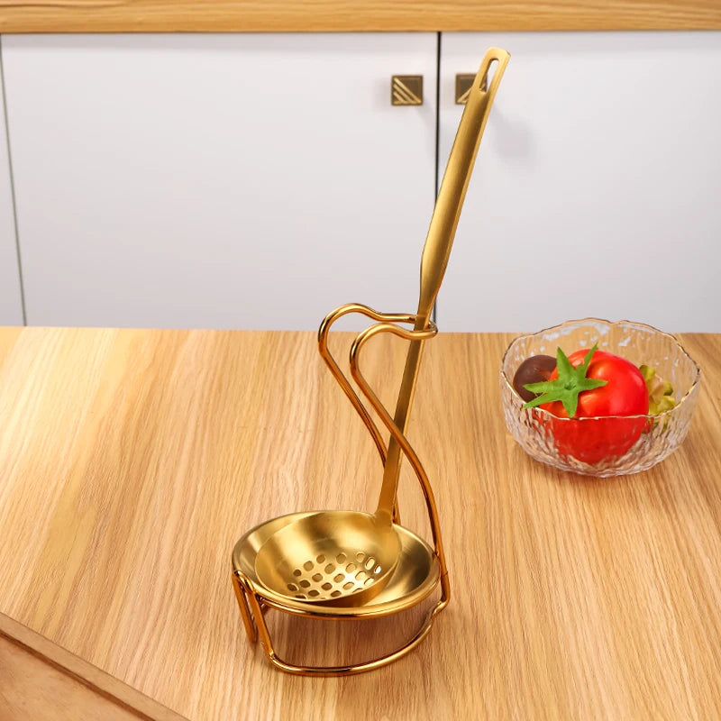 Vertical Spoon Rest Soup Spoon Holder Stainless Steel