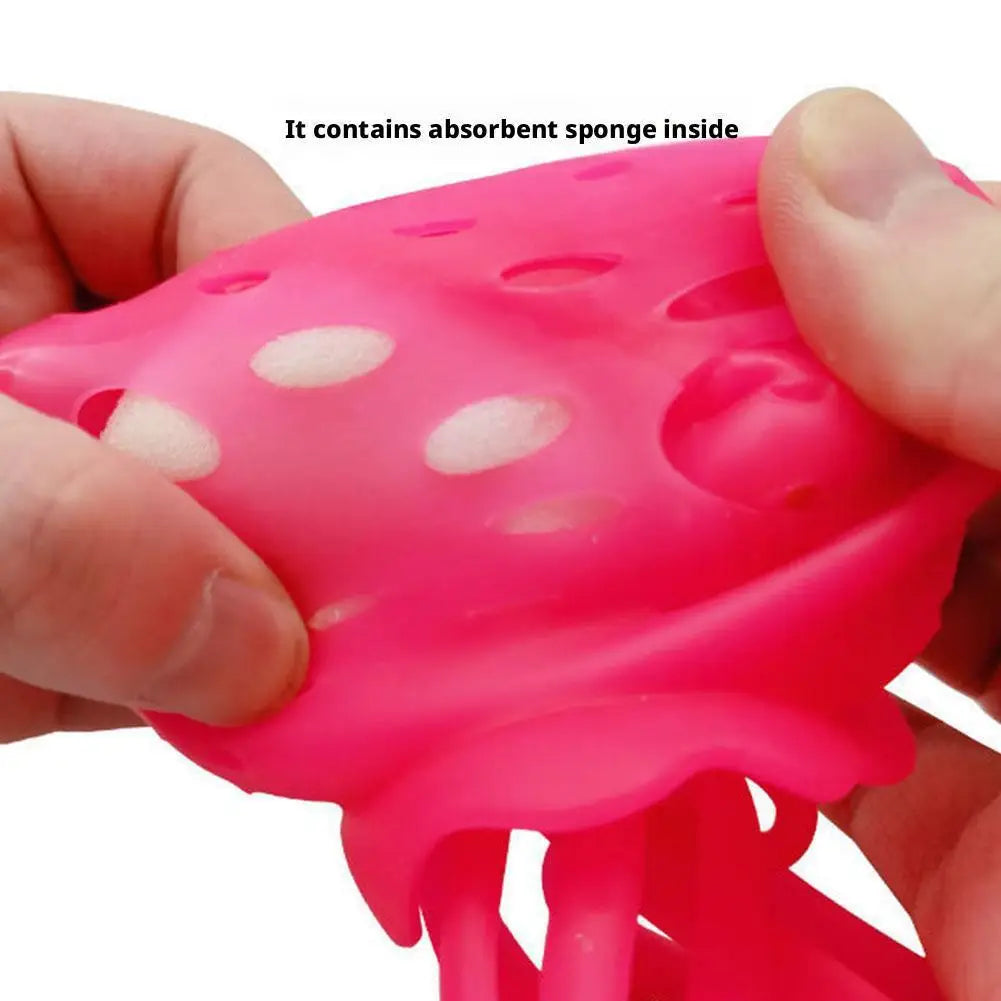 Baby Bath Toys Sponge Water Absorbing Octopus Squeezing