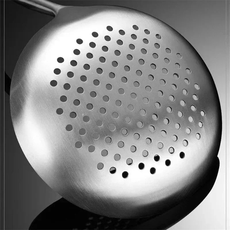 Utensils Food Stainless Steel Wok Spatula Ladle Skimmer