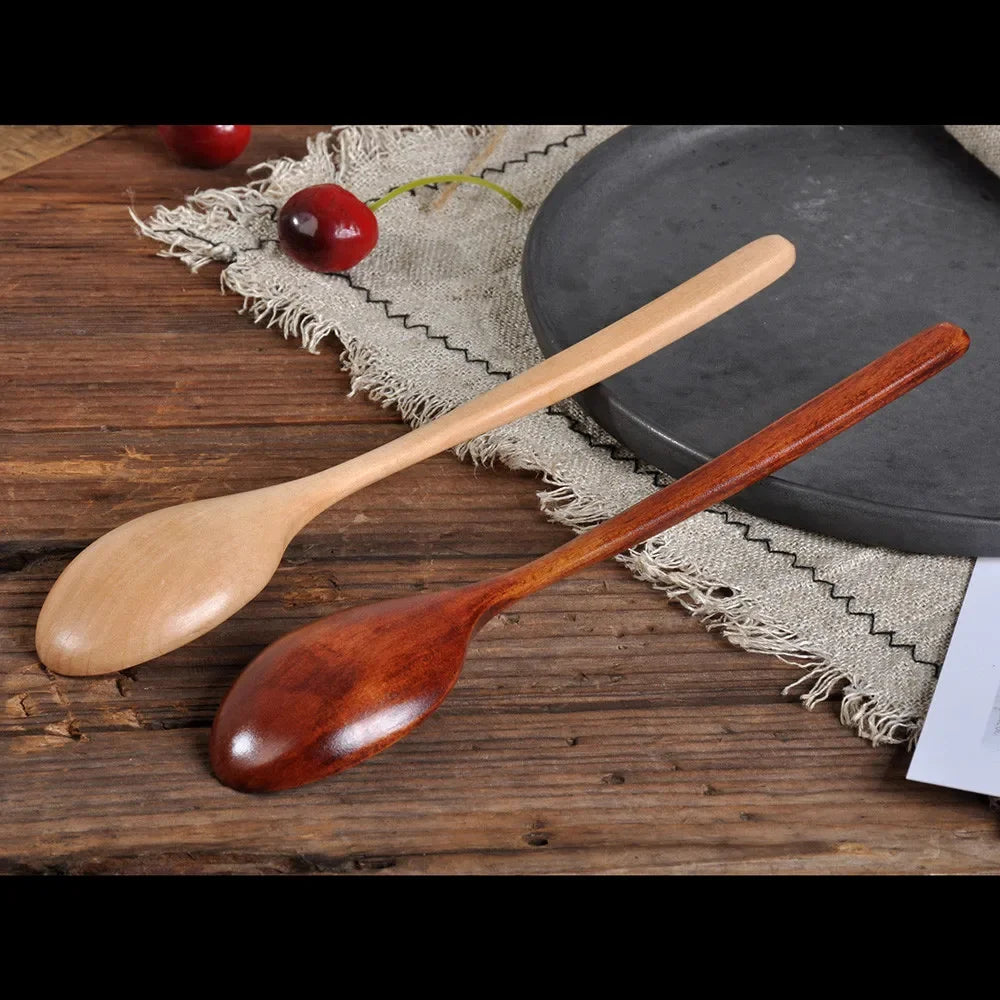 Wooden Spoon Catering Cooking Soup Tea Spoon Cooking