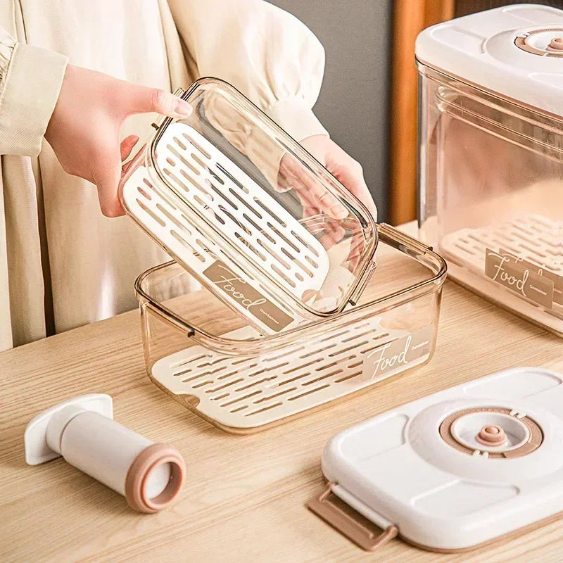 Vacuum Food Storage Box Fresh-Keeping Canister Sealed Storage