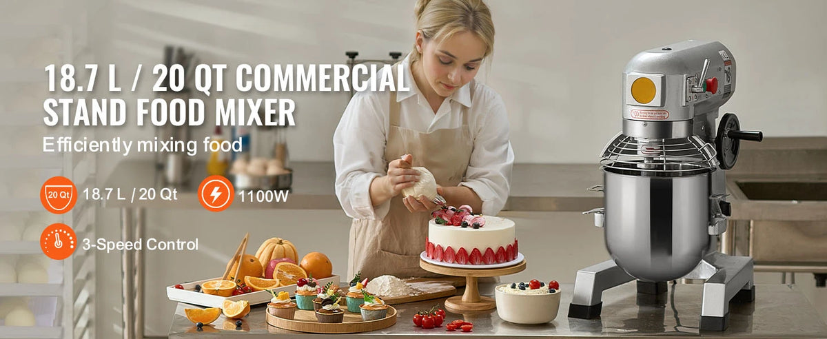 Succebuy Commercial Food Mixer Commercial Stand Mixer Speeds