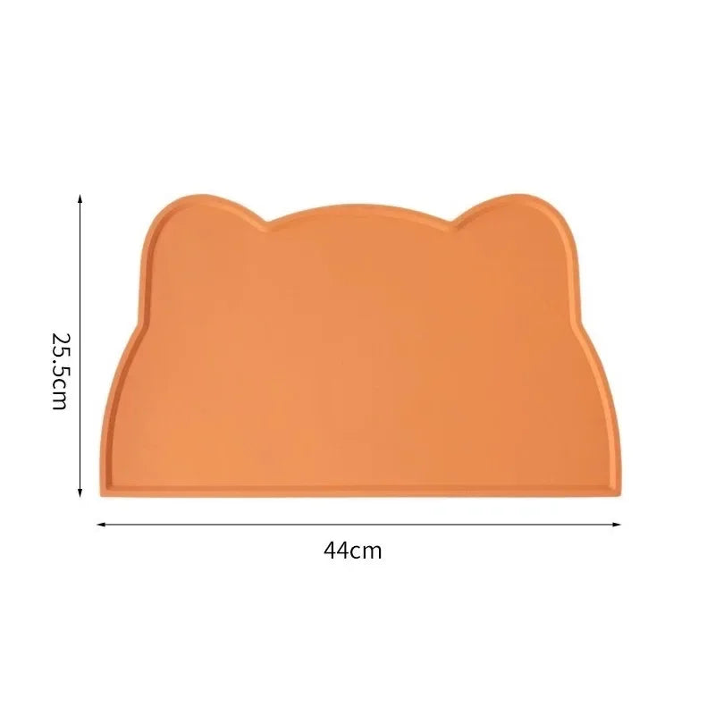 1pc Cat Dog Meal Mat Pet Silicone Mat