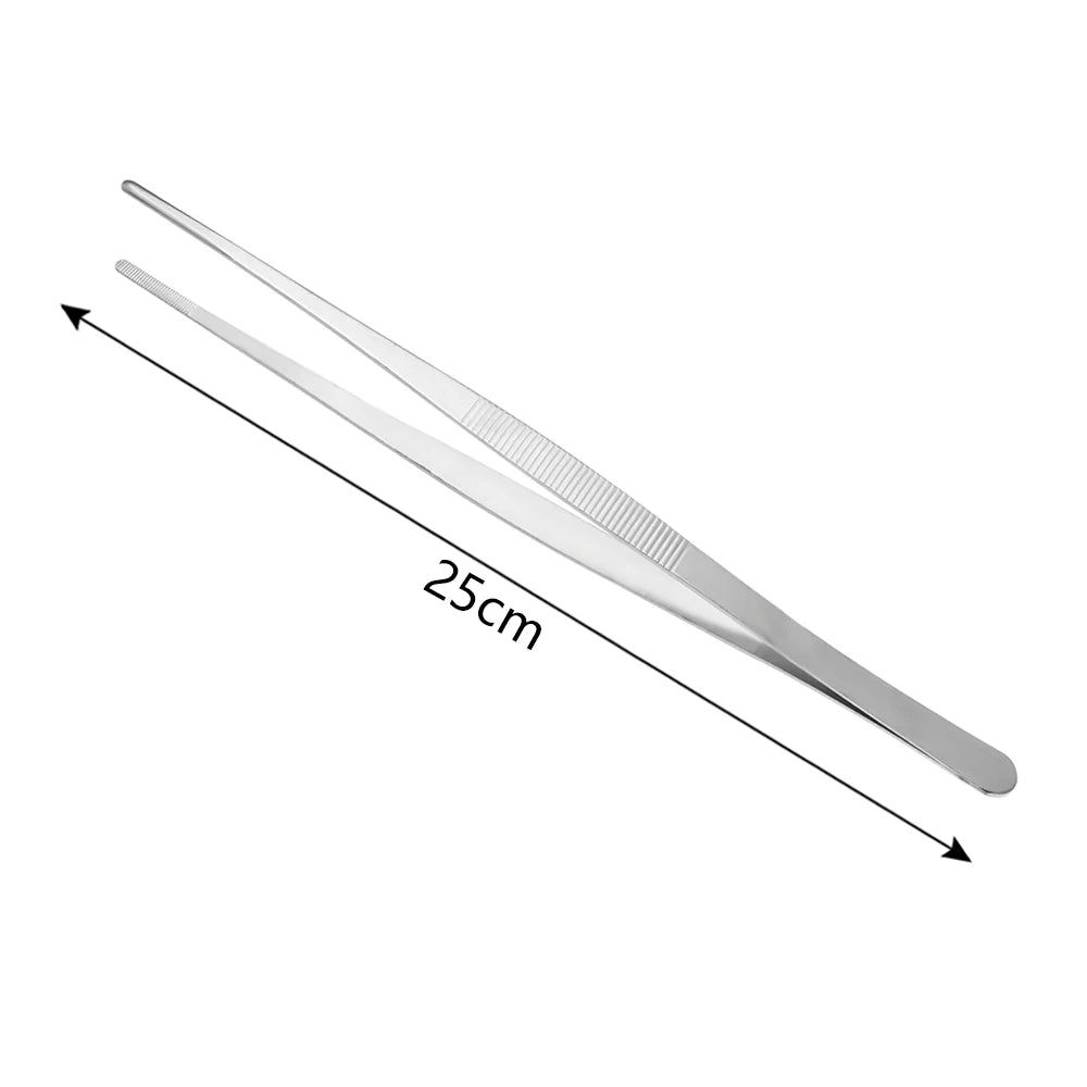 Tongs Utensils Bbq Tweezer Food Clip Stainless Steel
