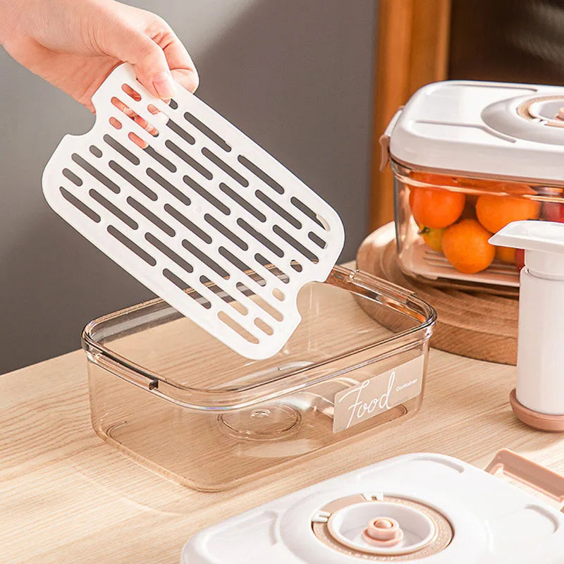 Food Vacuum Storage Box Fresh-Keeping Sealed Canister Large