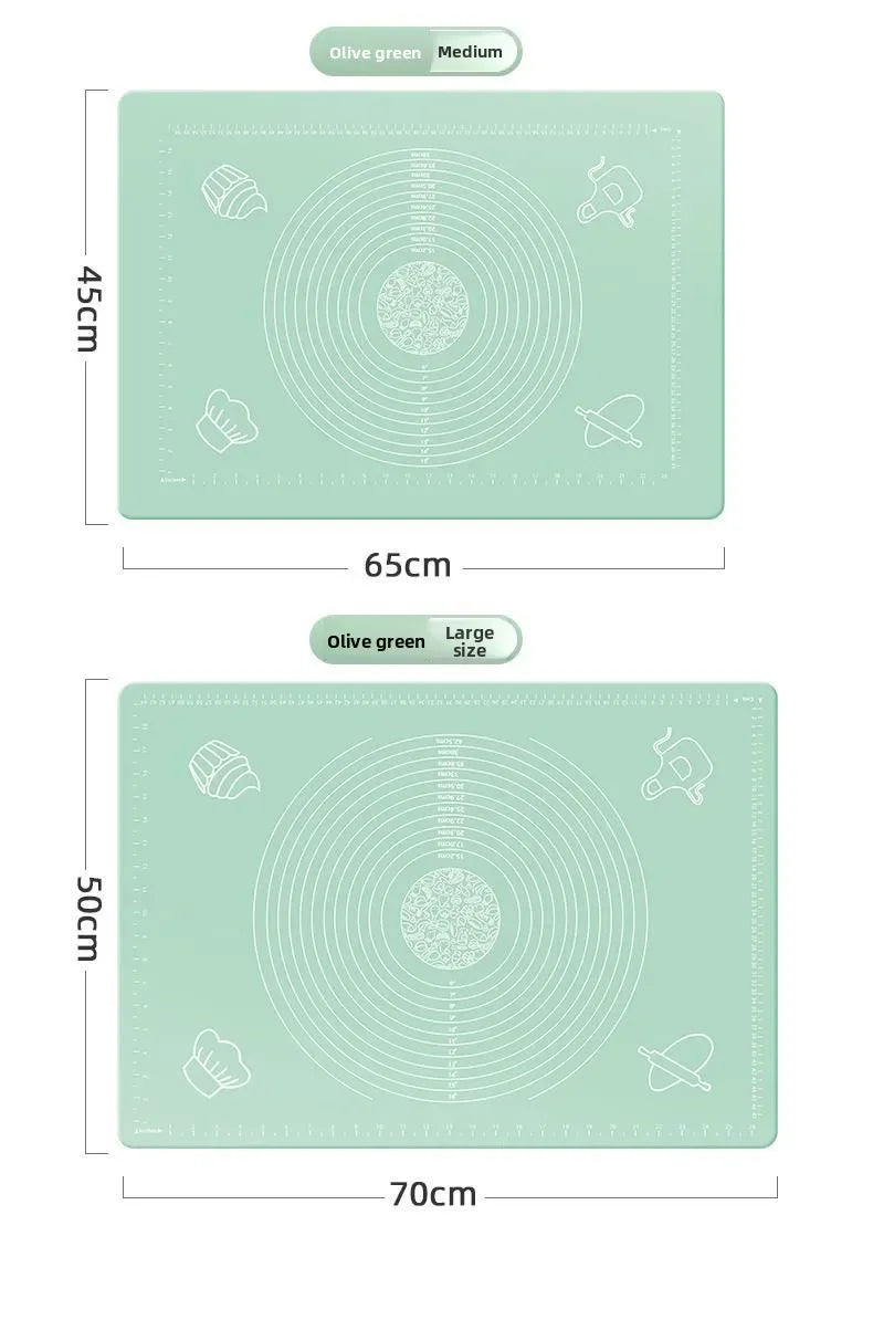 Silicone Baking Mat Pizza Dough Mat Pastry Cooking