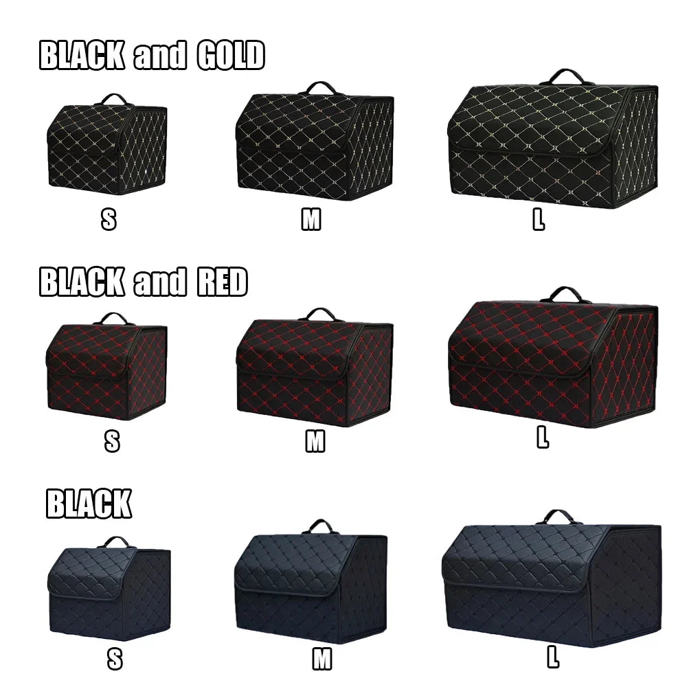 Multipurpose Collapsible Car Trunk Storage Organizer Lid Car