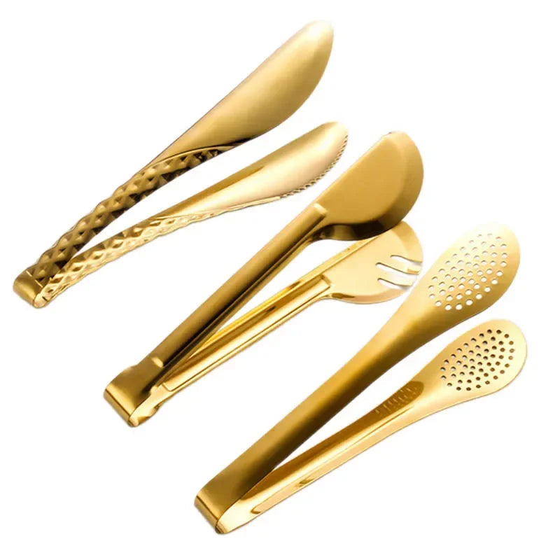 Stainless Steel Tableware Golden Pot Colander Bbq Grilling
