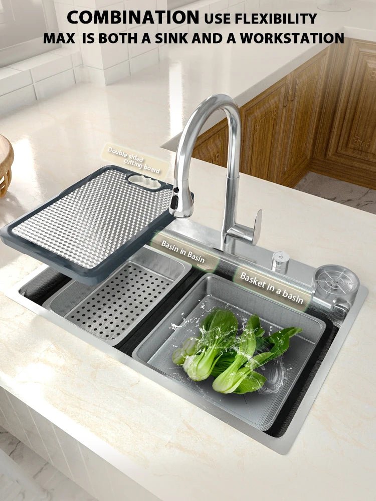 Silver Sink 304 Stainless Steel Large Slot Undermount