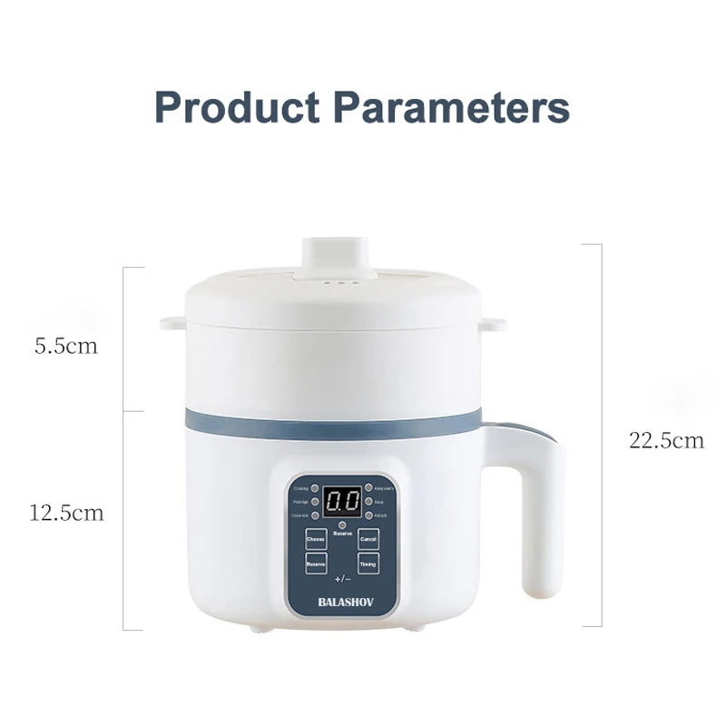Electric Rice Cooker 110v/220v Multi Cooker Double Layer