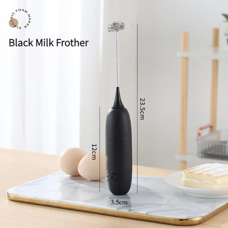 1pc Battery Model Handheld Egg Beater Froth Mixer