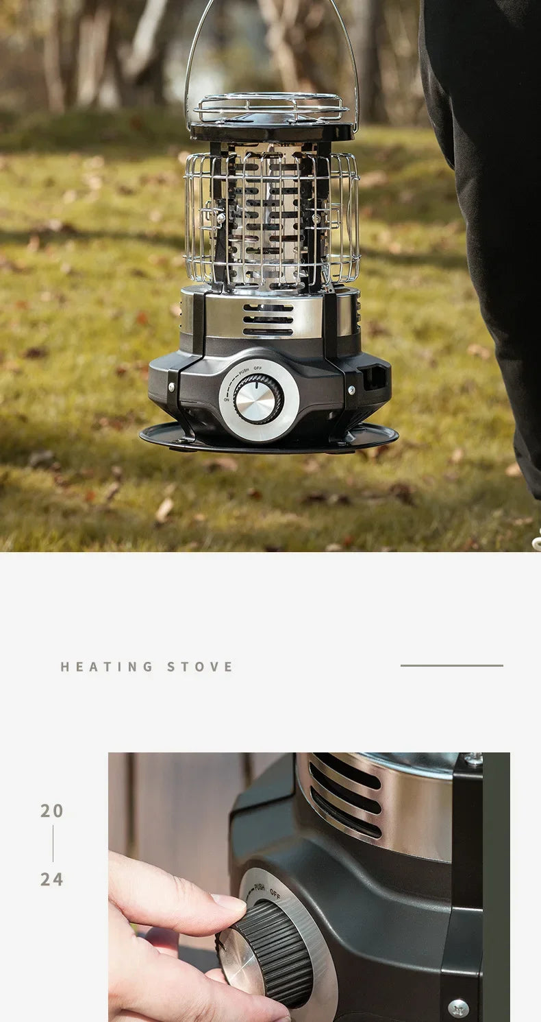 Outdoor Winter Heating Stove Gas Burner 1500w Camping