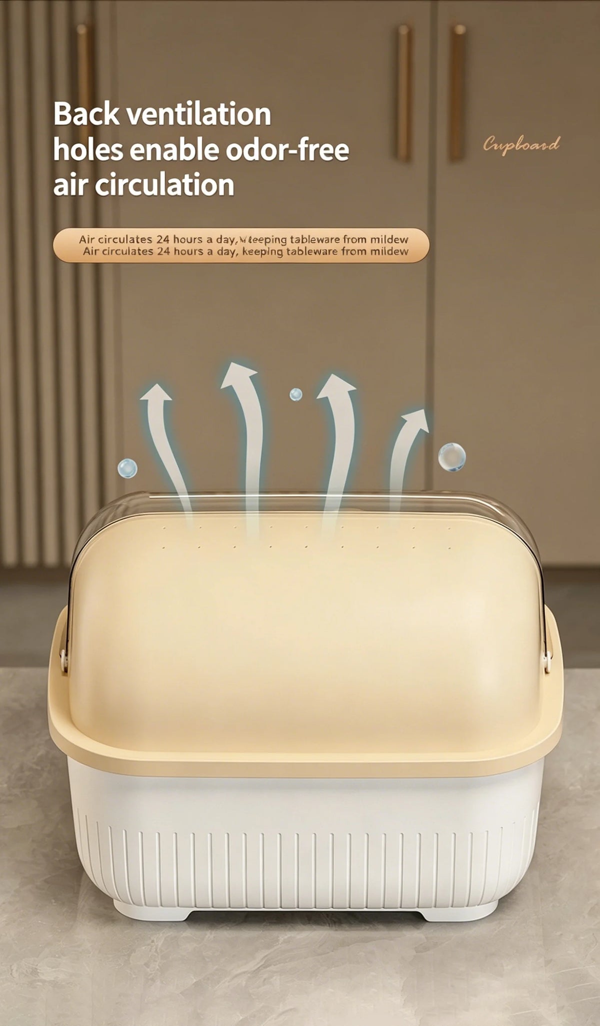 Dish Rack Protective Cover - Space-Saving Dust-Proof Storage
