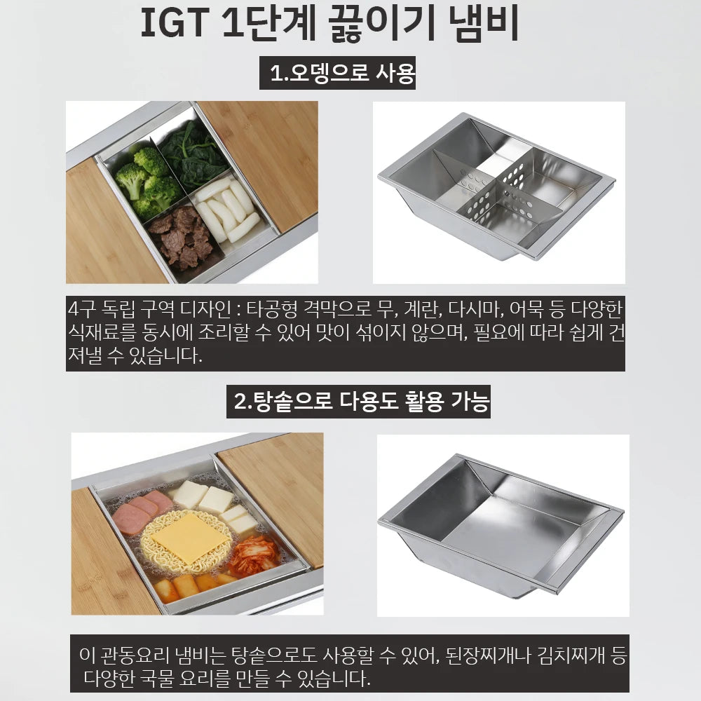 Pandatour Camping Igt Table Stove Windproof Stainless Steel