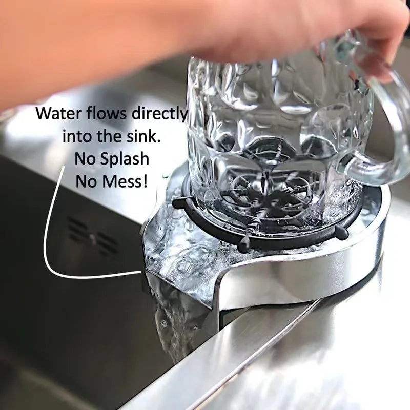 High Pressure Faucet Glass Rinser Automatic Glass Cup