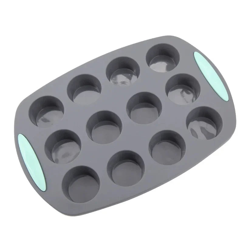 Silicone Fluted Cake Pans Non-Stick Oven Baking Pans