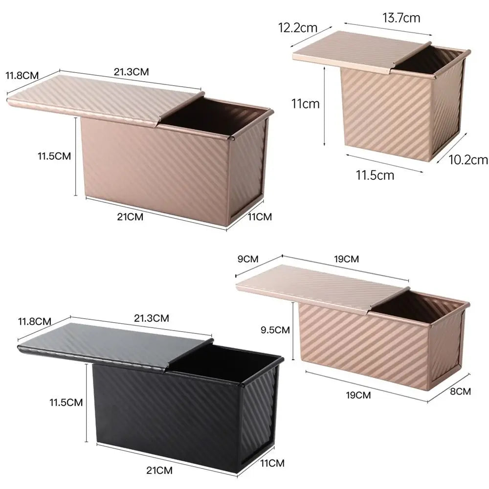 Carbon Steel Loaf Pan Rectangle Shape Cover Bread