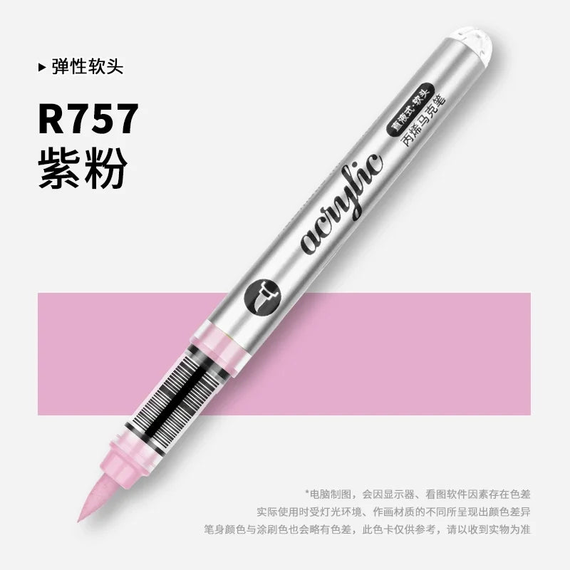 Grasp 120/1 Colors Acrylic Markers Brush Tip Paint