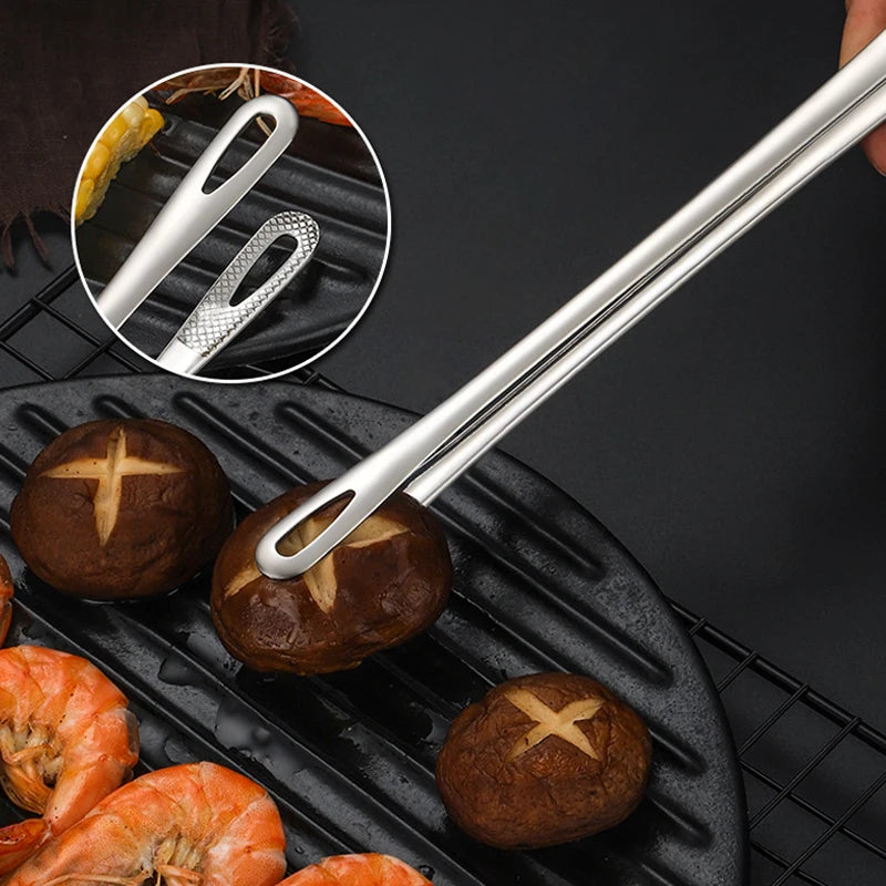 Tongs Barbecue Grill Tongs Cooking Tweezers Stainless Steel
