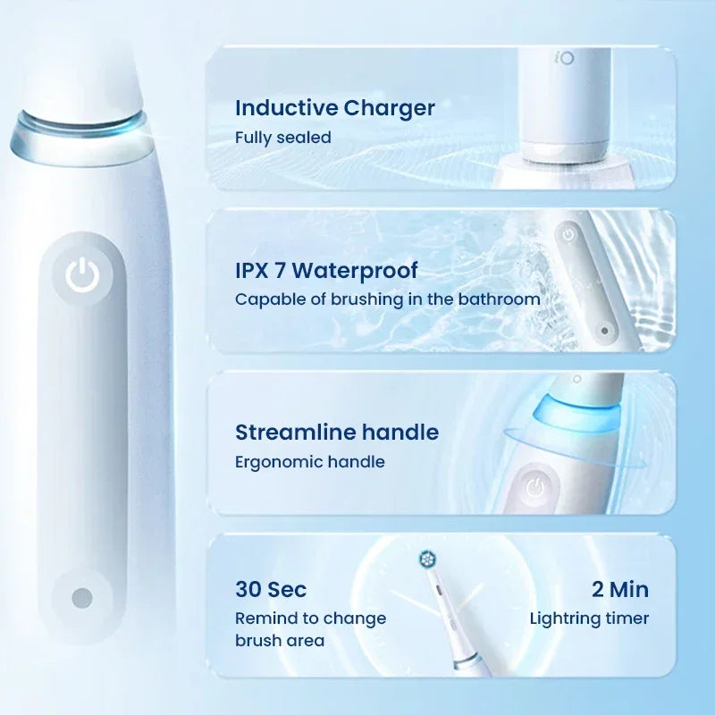 Oral Io3 Electric Toothbrush Io Series Cleaning Modes