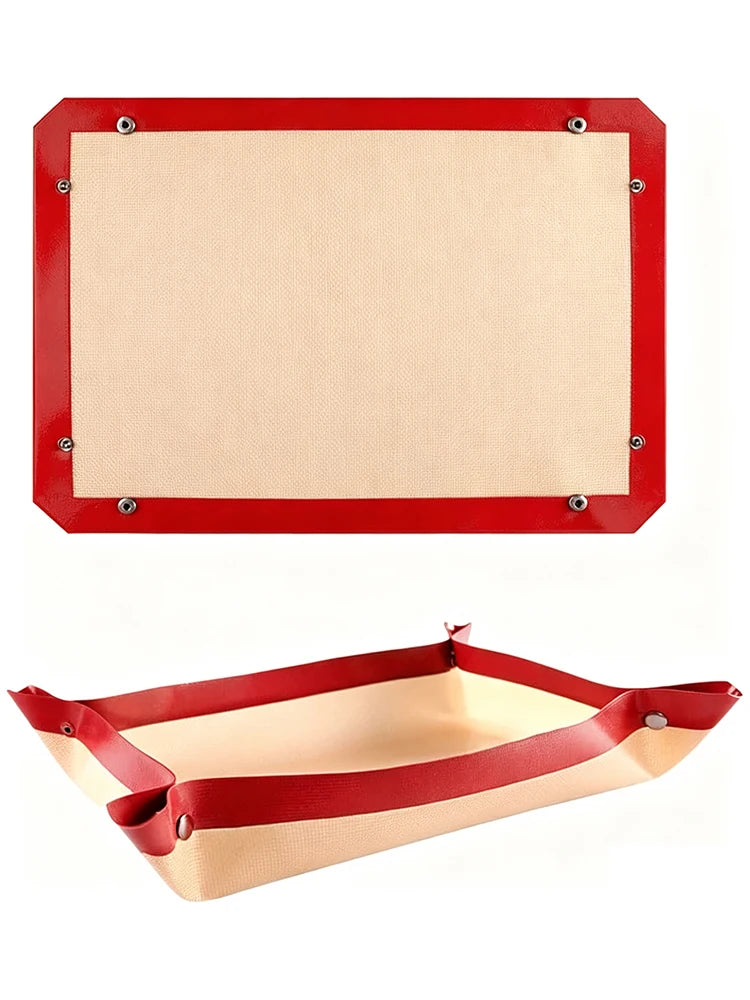 Reusable Silicone Baking Mat Buckle - Leakproof Non-Stick