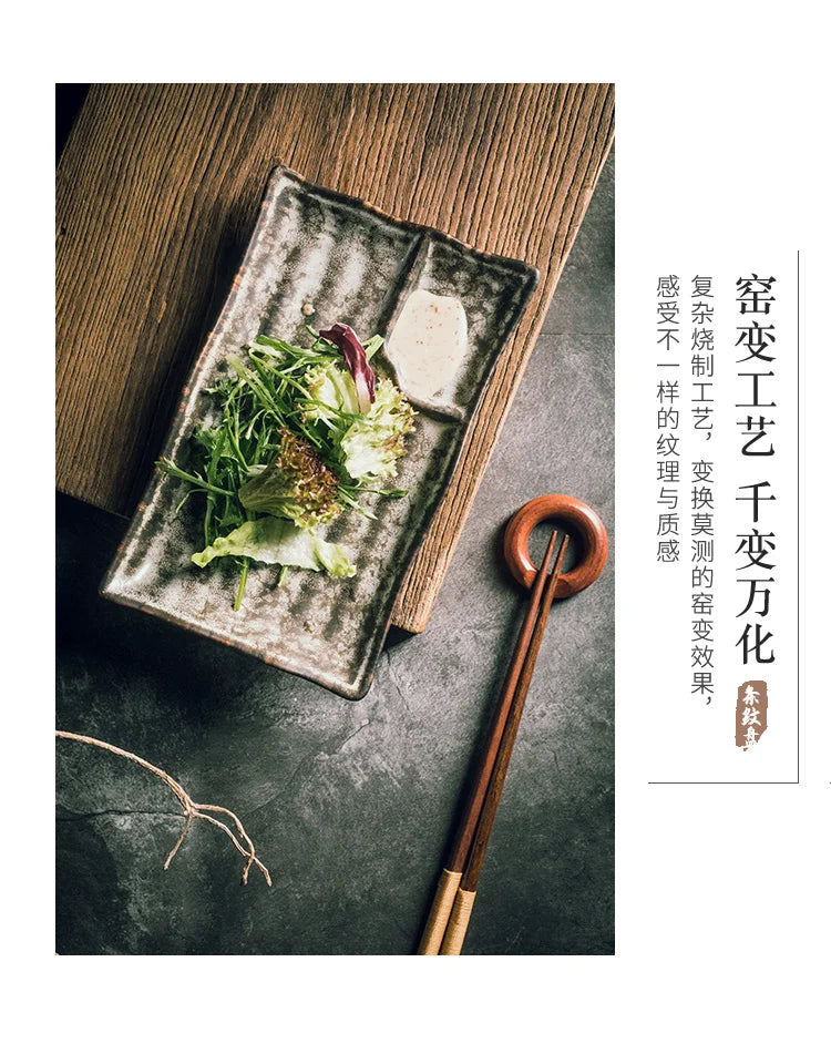 Ceramic Japanese Dumpling Dish Dipping Sauce Dish Creative