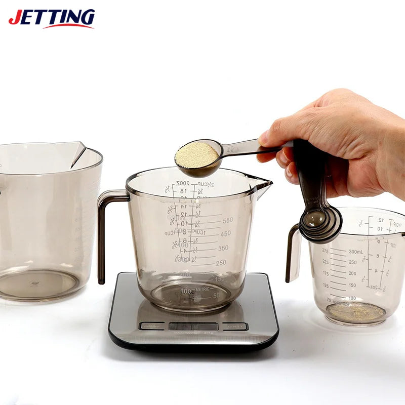 1pcs 150/300/600/1000ml Baking Liquid Measuring Cups Ps Scale
