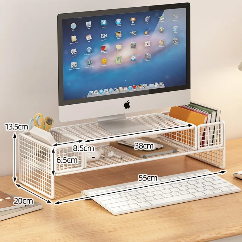 Height Adjustable Computer Stand Desk Monitor Laptop Cooling