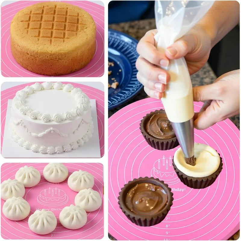 Silicone Cake Mat 12 Inch Round Silicone Mat