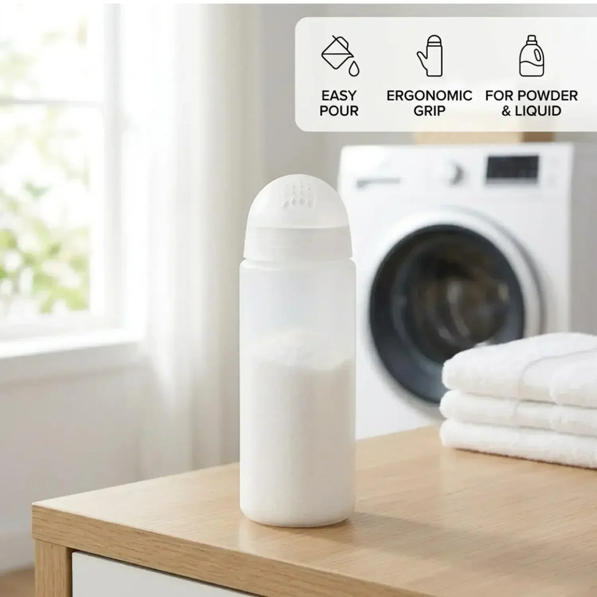 3/1pcs Washing Powder Dispenser Laundry Detergent Storage Box