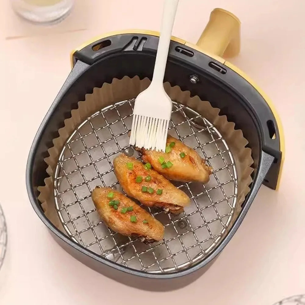 Round Air Fryer Rack Stackable Stainless Steel Grid