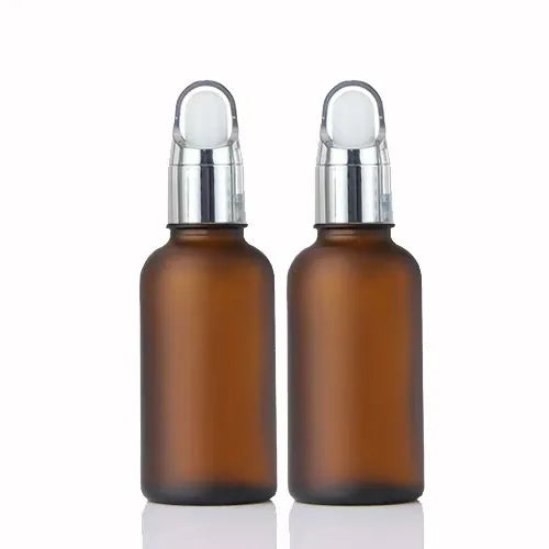 20/50 Pieces 20ml 30ml Frosted Amber Glass Dropper