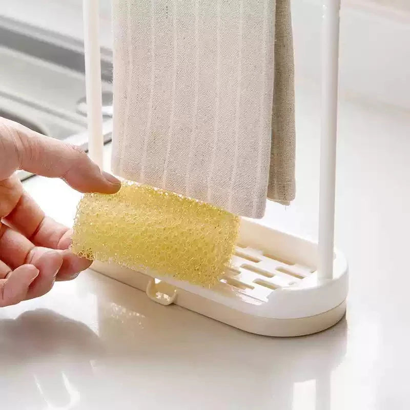 Dishcloth Drainer Rack Towel Rack Dishcloth Holder Countertop