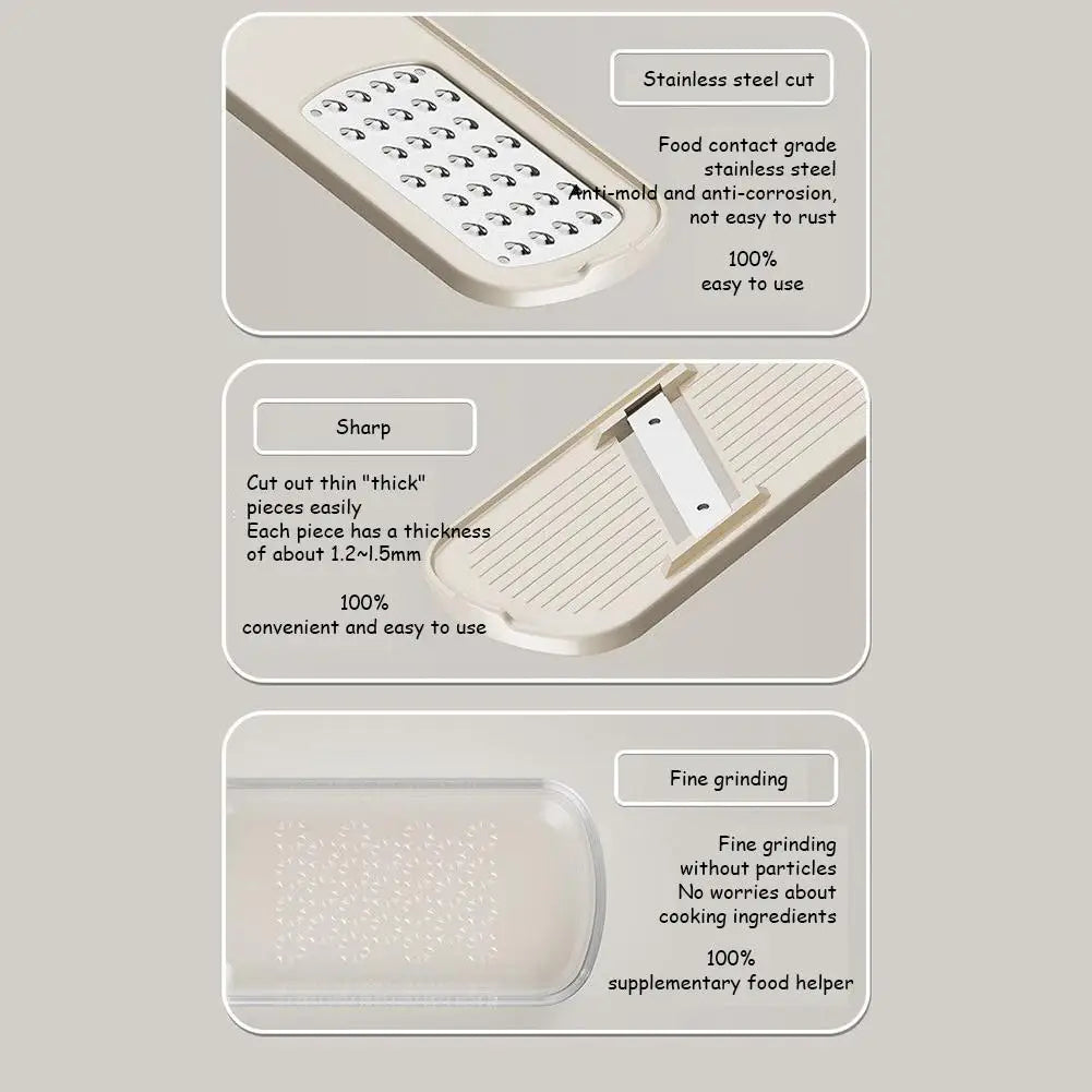 Ginger Garlic Cutter Slicer Grater Hand Guard