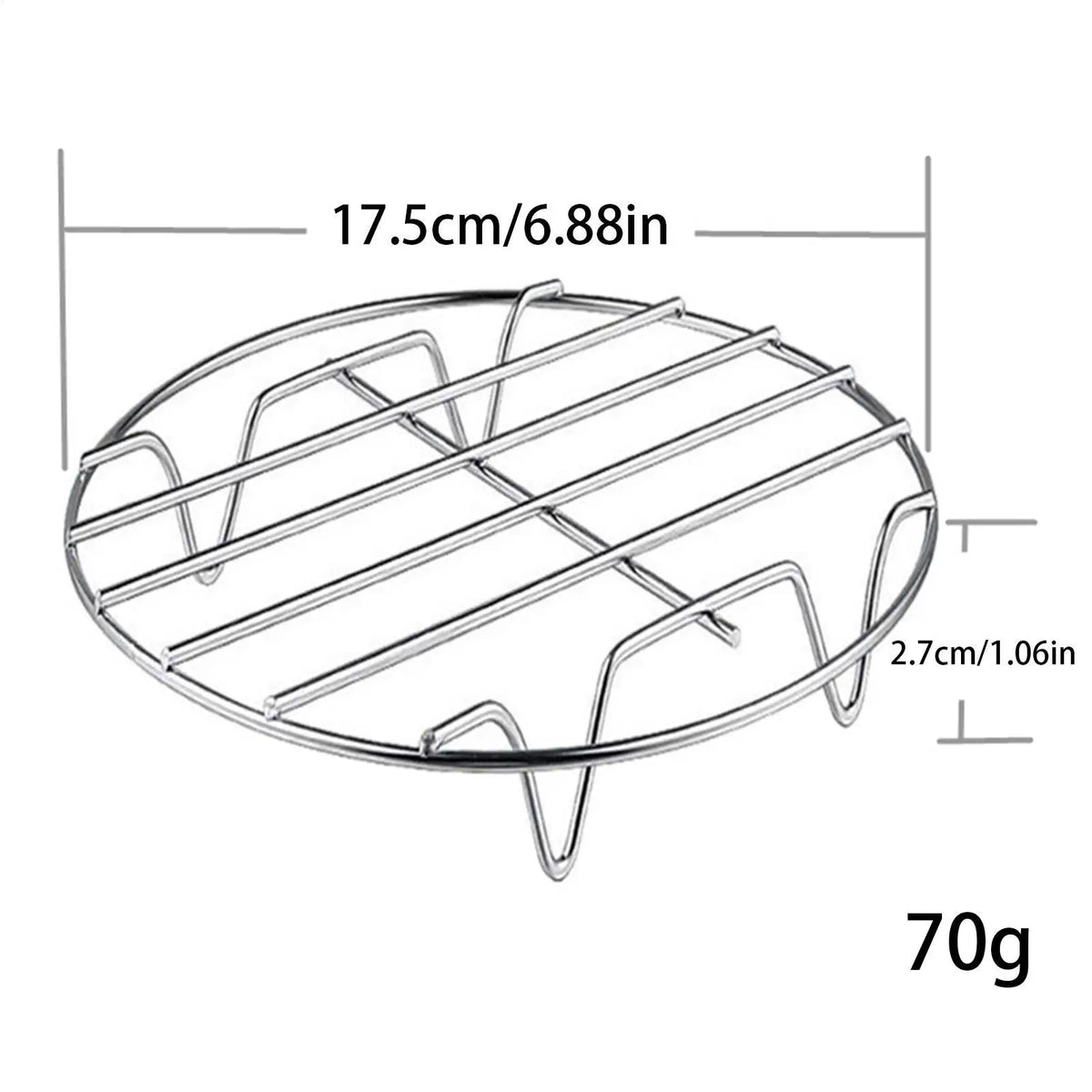 Round Cooling Rack Stainless Steel Cooking Steaming Roasting