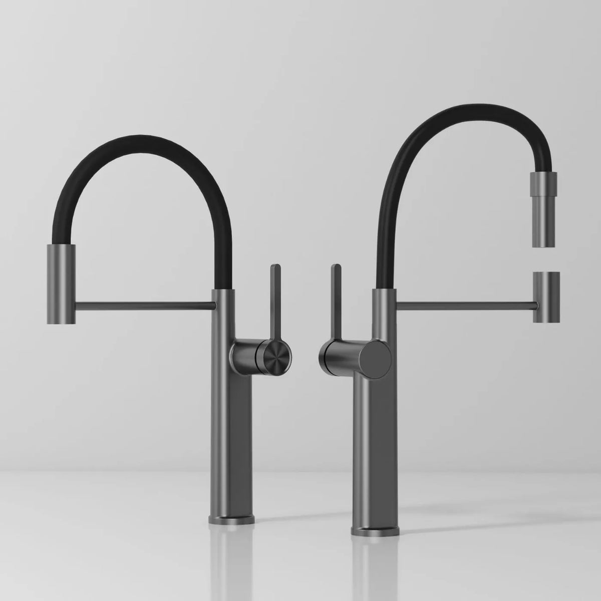Brushed Gold Pull Down Faucet Magnetic Docking 360