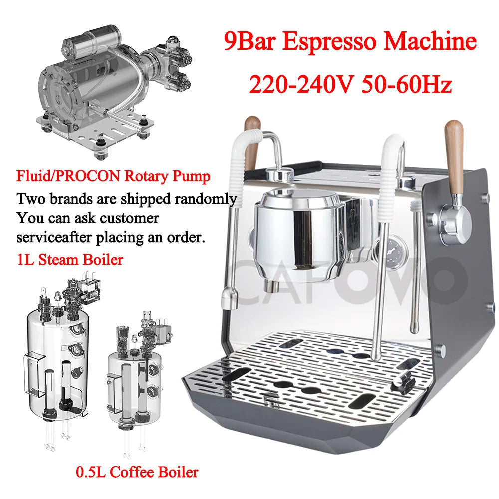 Cafovo E102 Commercial Semi-Automatic Espresso Machine Pid