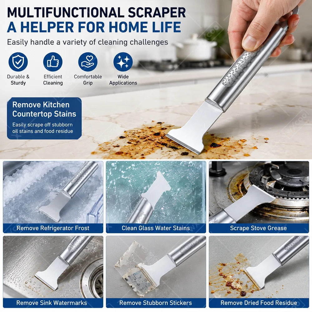 Stainless Steel Freezer Deicers Refrigerator Deicers Ice Scraper