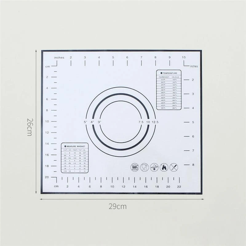 Silicone Baking Mat Pad Baking Sheet Pizza Dough