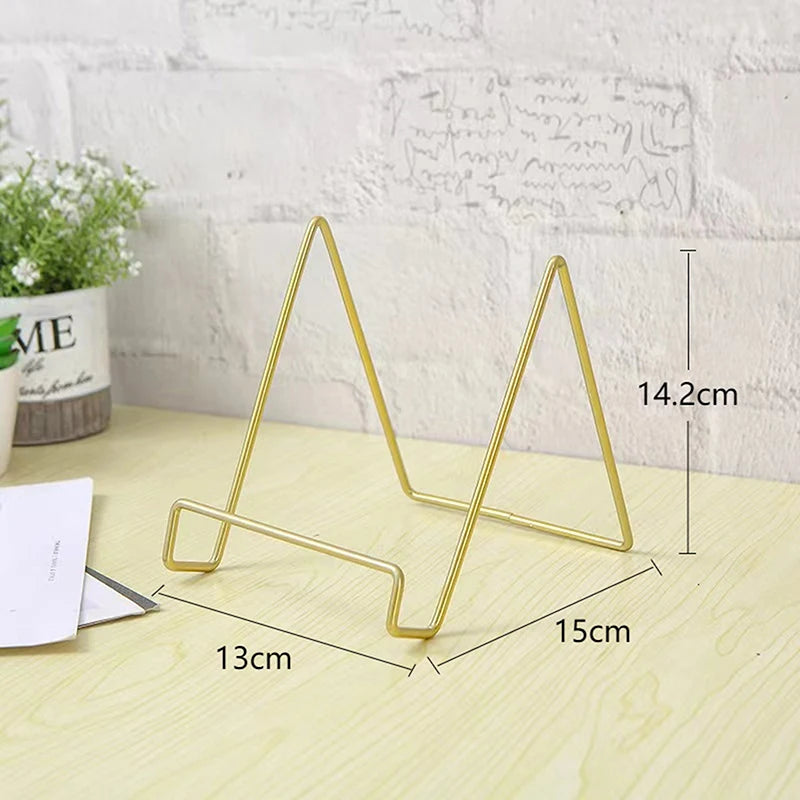 Iron Art Magazine Display Stand Dish Rack Plate