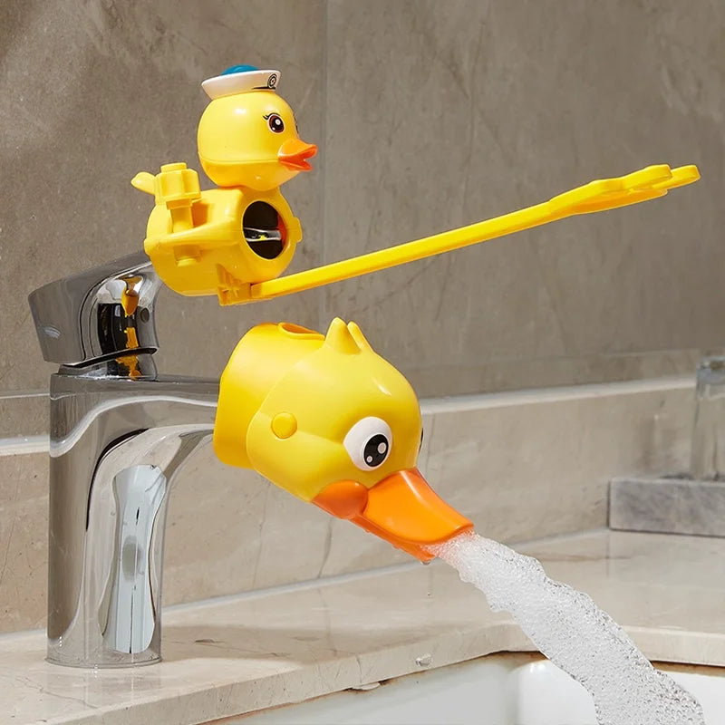Children Cartoon Faucet Extender Bath Toys Kids Hand