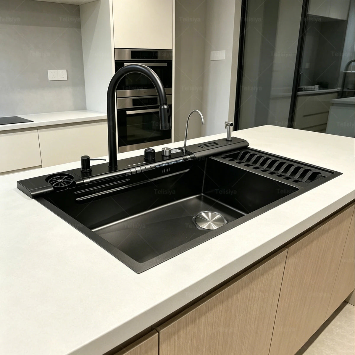 Modern Sinks Stainless Steel Sink Extra Large Slot