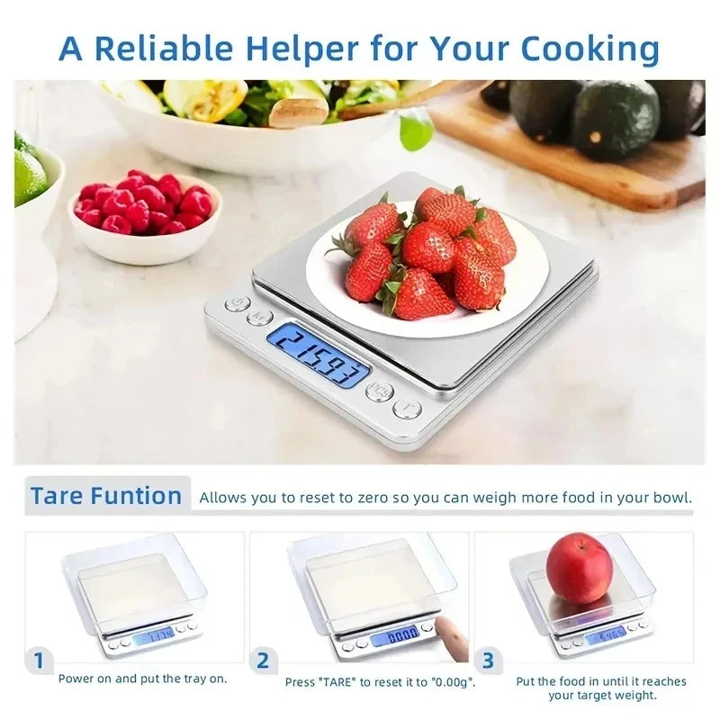 Digital Scale Stainless Steel Food Scale Lcd Display