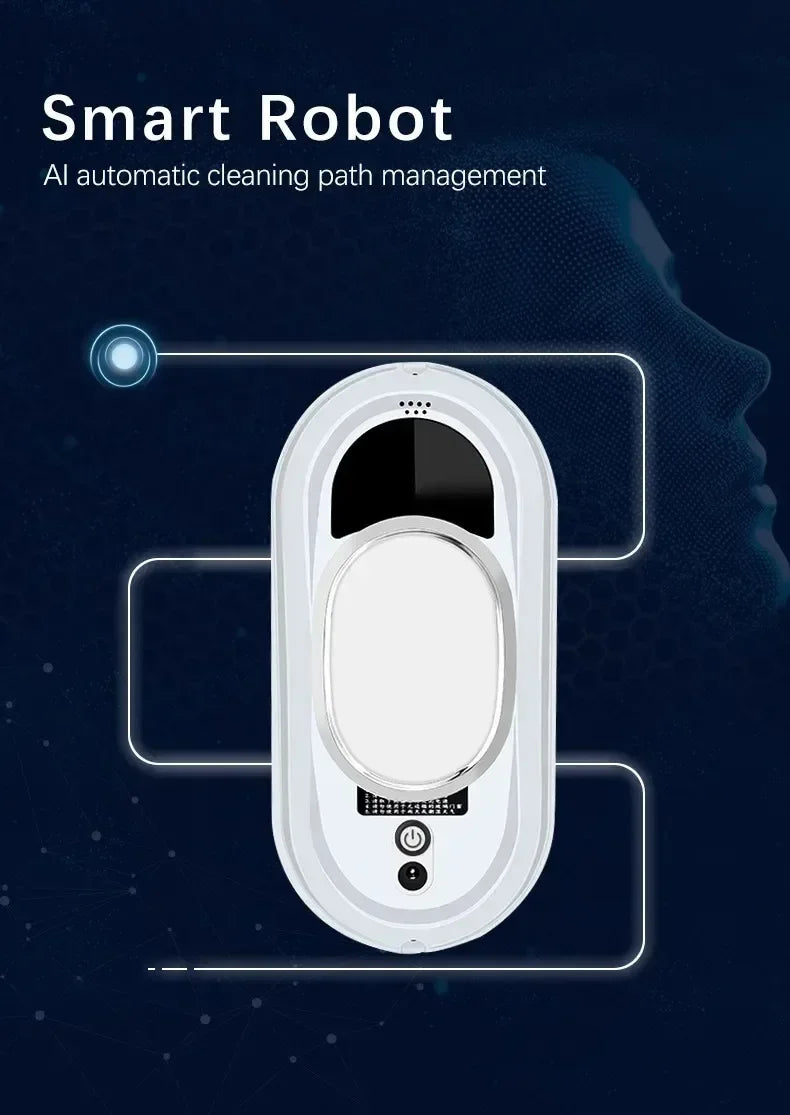 Window Cleaning Intelligent Robot Electric Glass Cleaner Remote